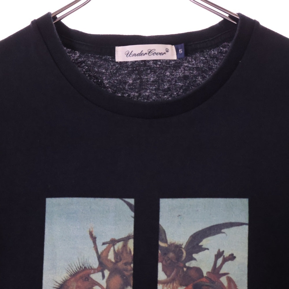 UNDERCOVER(アンダーカバー) ST ANTHONY セント アンソニー Uアンダーバー デビルプリント ショートスリーブ カットソー 半袖 Tシャツ ブラック