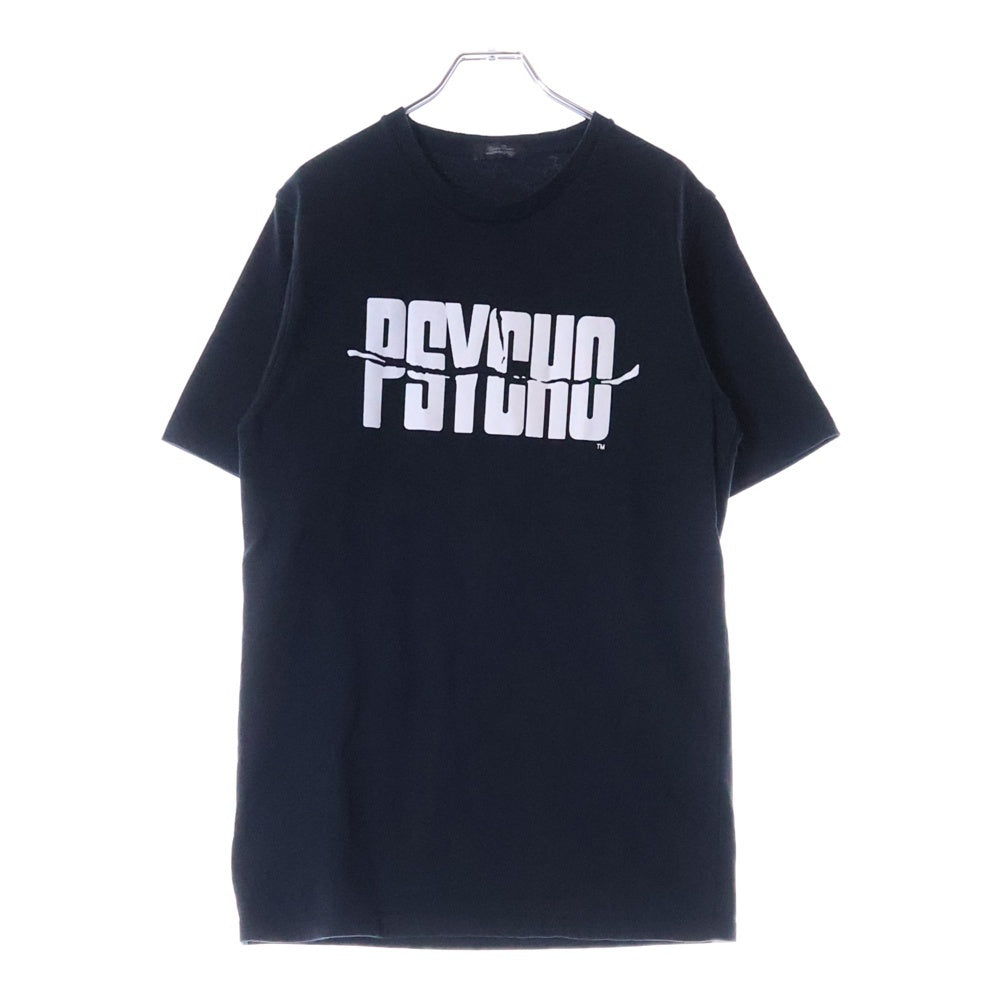 UNDERCOVER(アンダーカバー) 16SS THE GREATEST期 OFFICIAL PSYCHO サイコ フロントプリント ショートスリーブ カットソー 半袖 Tシャツ ブラック UCQ9811