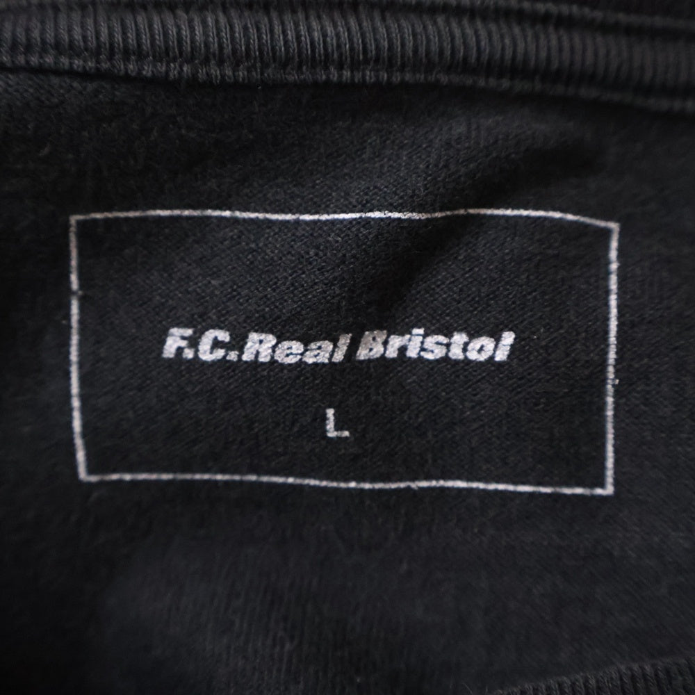 F.C.R.B./F.C.Real Bristol/FCRB(エフシーアールビー/エフシーレアルブリストル) 18AW REFLECTIVE BOX TEE リフレクティブボックス スター プリント ショートスリーブ カットソー 半袖 Tシャツ ブラック FCRB-189057