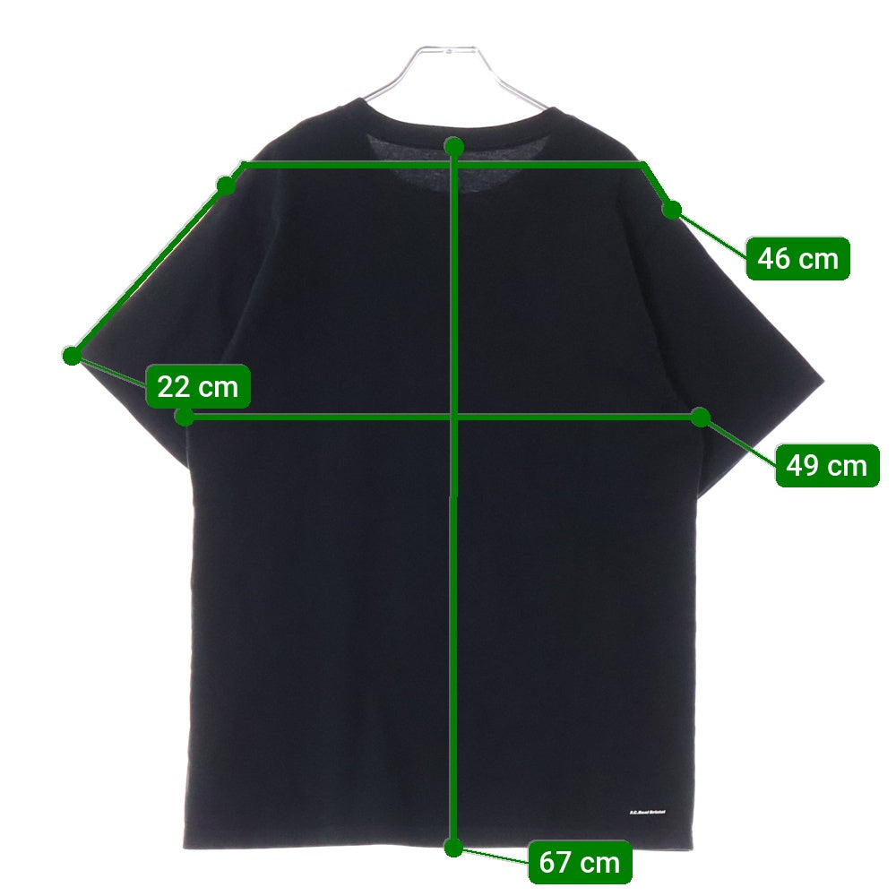 F.C.R.B./F.C.Real Bristol/FCRB(エフシーアールビー/エフシーレアルブリストル) 18AW REFLECTIVE BOX TEE リフレクティブボックス スター プリント ショートスリーブ カットソー 半袖 Tシャツ ブラック FCRB-189057