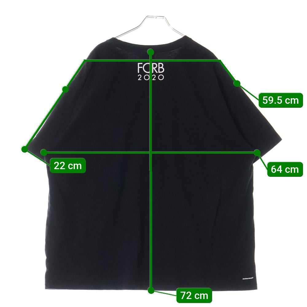 F.C.R.B./F.C.Real Bristol/FCRB(エフシーアールビー/エフシーレアルブリストル) 19AW STARTER BLACK LABEL BIG TEE スターター ブラック レーベル フロントプリント ショートスリーブ ビッグシルエット カットソー 半袖 Tシャツ  FCRB-192139