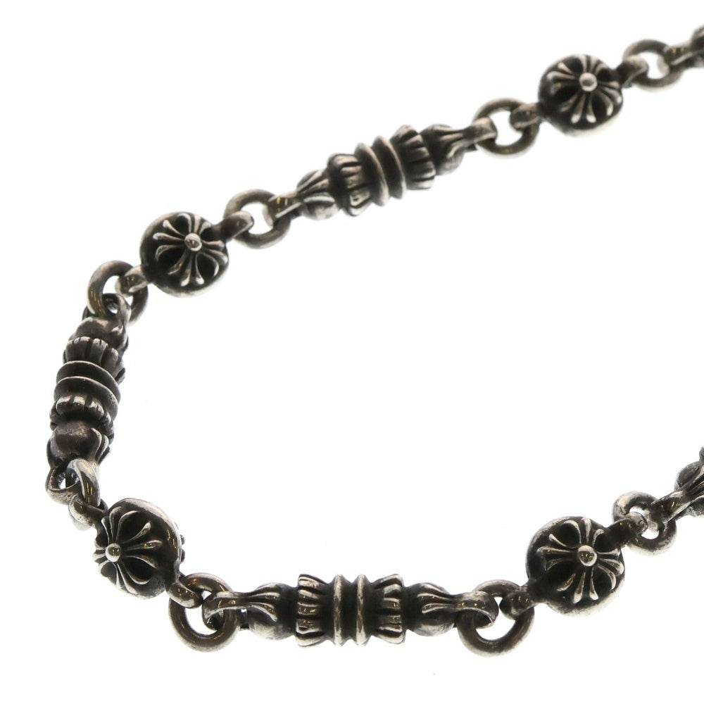 CHROME HEARTS(クロムハーツ) #2 CROSS BALL BARREL CHAIN クロスボール バレル チェーンネックレス シルバー