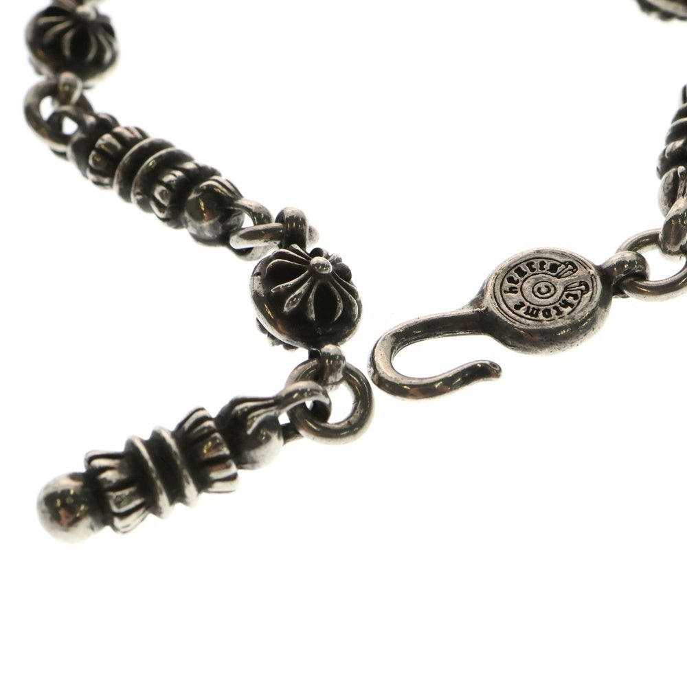 CHROME HEARTS(クロムハーツ) #2 CROSS BALL BARREL CHAIN クロスボール バレル チェーンネックレス シルバー