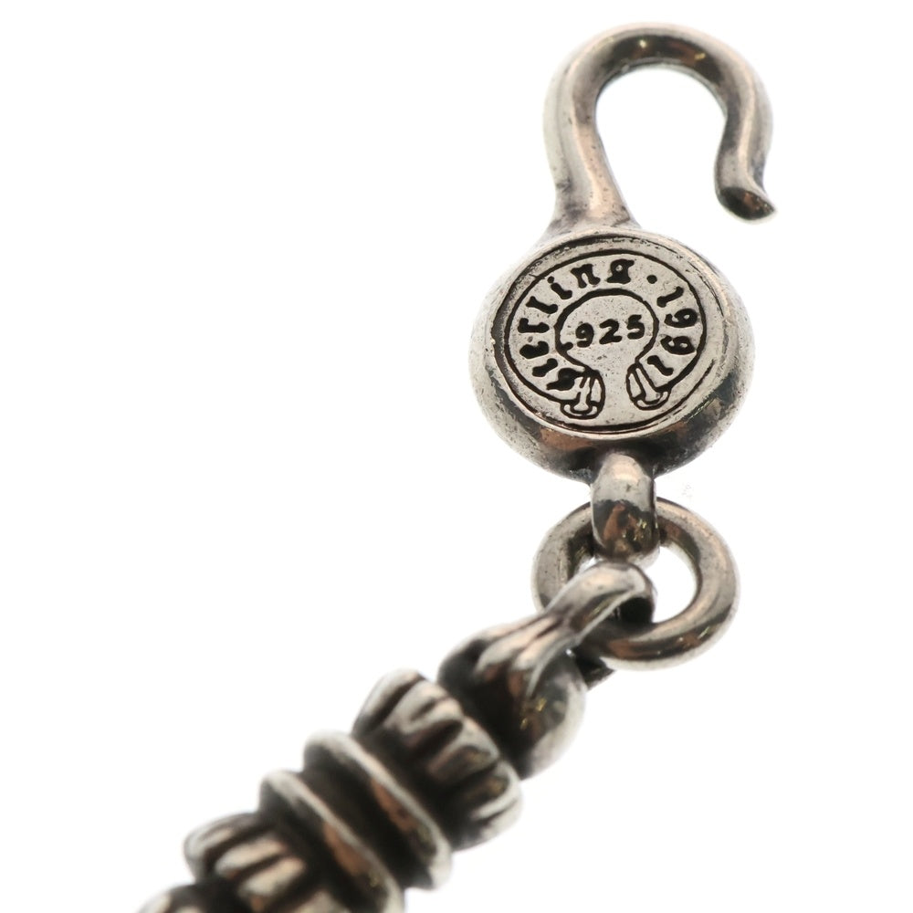 CHROME HEARTS(クロムハーツ) #2 CROSS BALL BARREL CHAIN クロスボール バレル チェーンネックレス シルバー