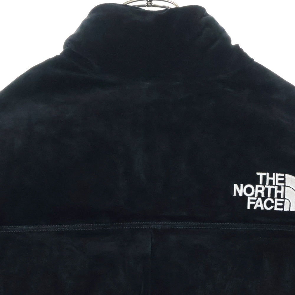 SUPREME(シュプリーム) 23AW ×THE NORTH FACE Suede Nuptse Jacket ノースフェイス スウェード ヌプシ ジップアップダウンジャケット ブラック NF0A875N