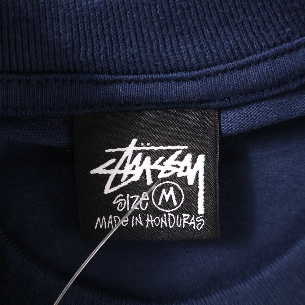 STUSSY(ステューシー) 25SS ROLLERS TEE ローラーズ クルーネック半袖Tシャツ カットソー ネイビー 1905160
