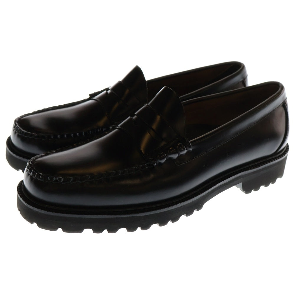 G.H.Bass(ジーエイチバス) LARSON 90s LOAFER ラーソン ナインティーズ レザーローファー 革靴 ブラック BA11510 000