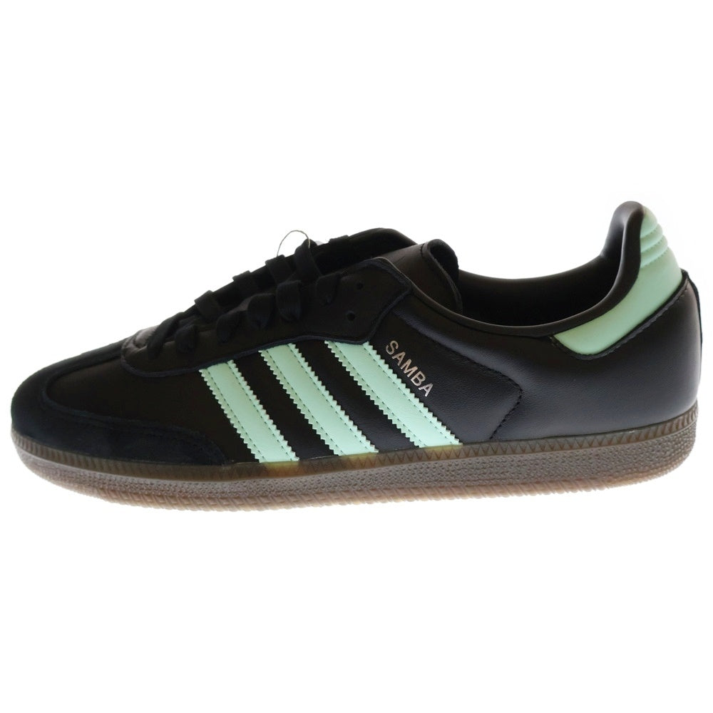 adidas(アディダス) SAMBA OG CLEAR MINT PACK サンバ オージー クリア ミント パック ローカットスニーカー ブラックUS11/29cm JR7109