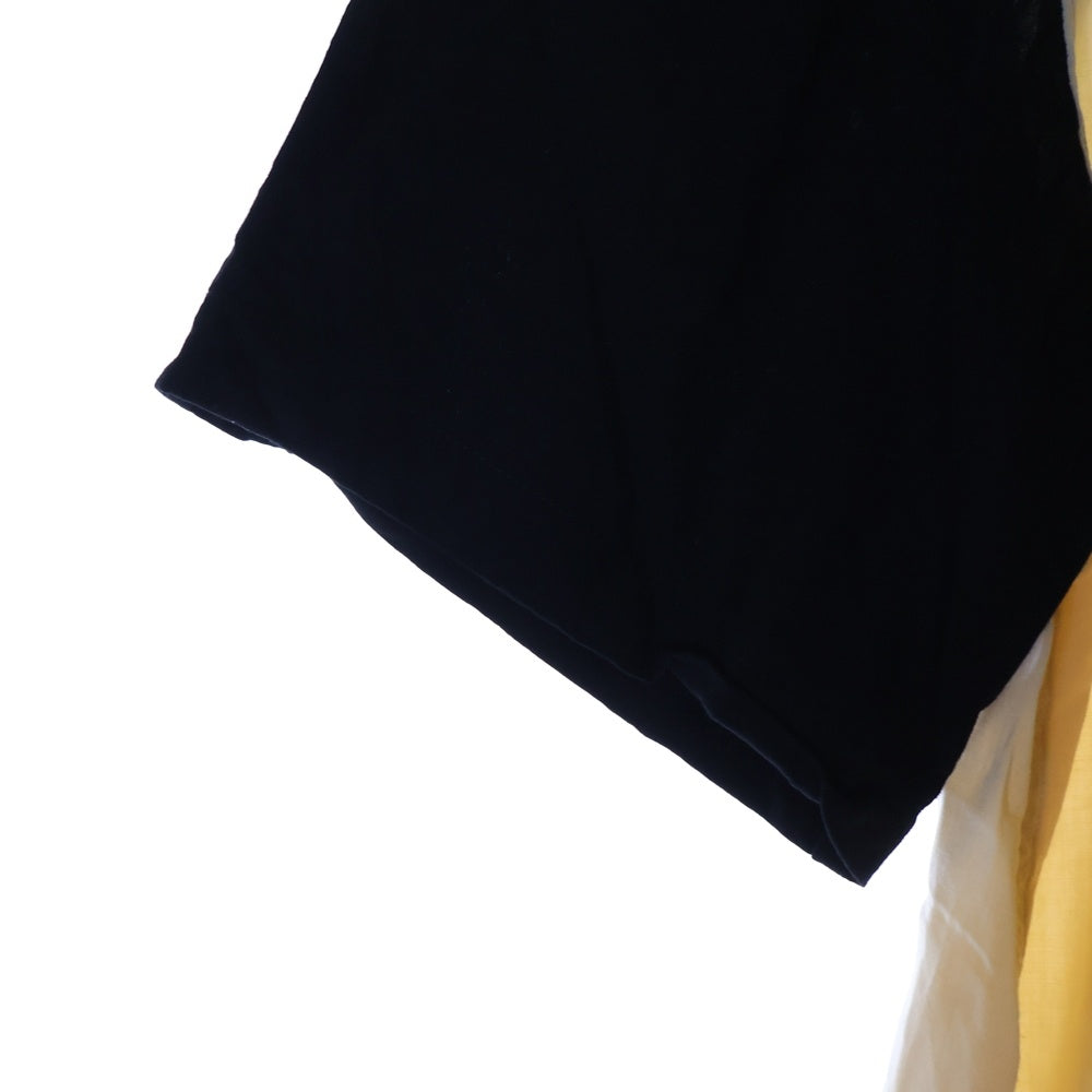 CELINE(セリーヌ) 24AW ロゴエンブロイダリー ロカビリー 半袖シャツ レーヨン ブラック/アイボリー 2C15C852C