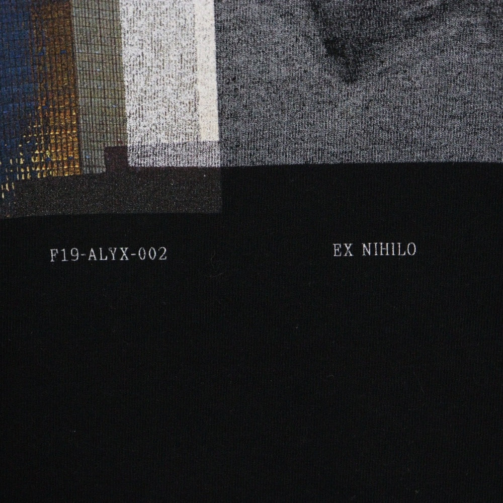 1017 ALYX 9SM(アリクス) 19AW EX NIHILO フォトプリントTシャツ ブラック F19-ALYX-002