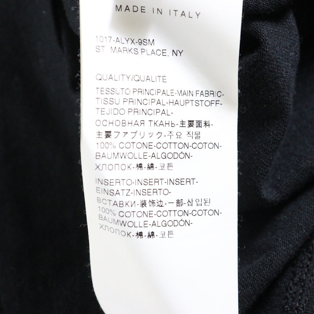 1017 ALYX 9SM(アリクス) 19AW EX NIHILO フォトプリントTシャツ ブラック F19-ALYX-002