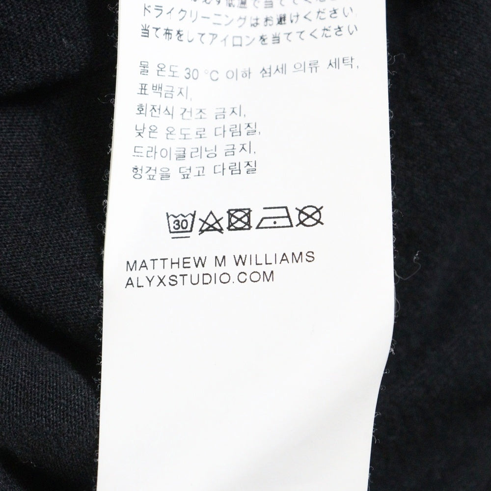 1017 ALYX 9SM(アリクス) 19AW EX NIHILO フォトプリントTシャツ ブラック F19-ALYX-002