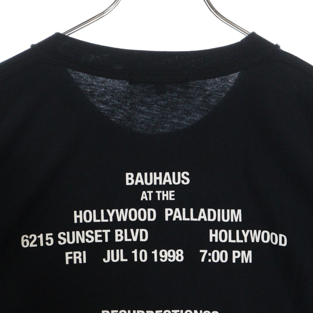 MIDNIGHT STUDIOS(ミッドナイトスタジオ) RESURRECTTION98 L/S TEE プリントカットソー 長袖Tシャツ ブラック