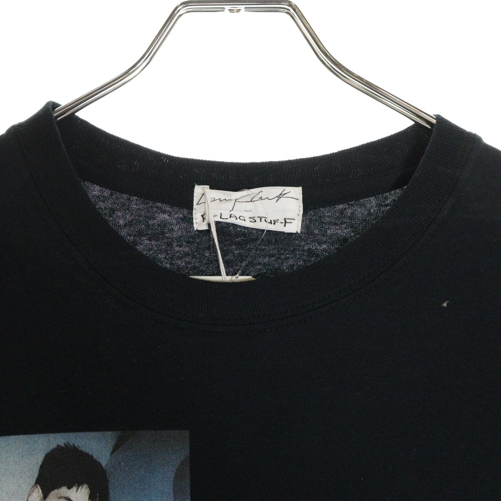 F-LAGSTUF-F(フラグスタフ) ×Larry Clark SS T-SHIRT ラリークラーク Punk Picassoフォト 半袖Tシャツ ブラック 19AW-FS×LC-06