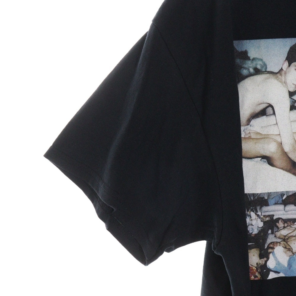F-LAGSTUF-F(フラグスタフ) ×Larry Clark SS T-SHIRT ラリークラーク Punk Picassoフォト 半袖Tシャツ ブラック 19AW-FS×LC-06