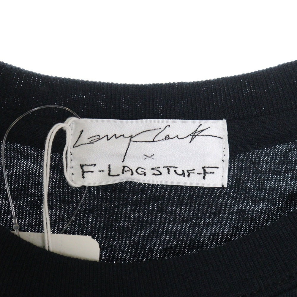 F-LAGSTUF-F(フラグスタフ) ×Larry Clark SS T-SHIRT ラリークラーク Punk Picassoフォト 半袖Tシャツ ブラック 19AW-FS×LC-06