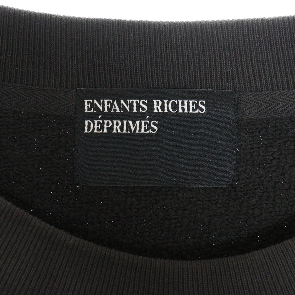 ENFANTS RICHES DEPRIMES(アンファンリッチデプリメ) Enfants Bondage 14 Crewneck Sweatshirt クルーネックスウェットシャツ トレーナー ブラック