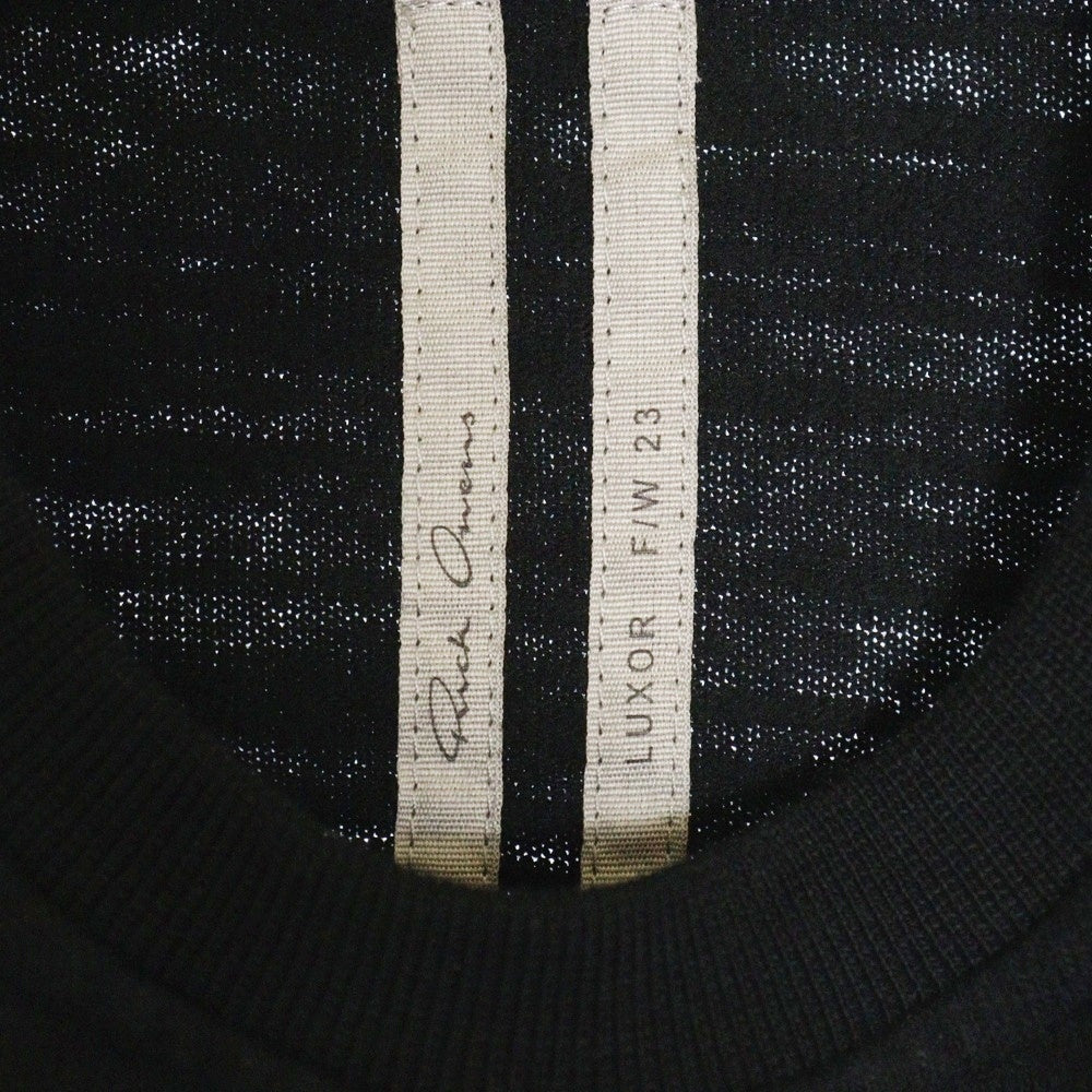 Rick Owens(リックオウエンス) 23AW Oversize Tommy Tee オーバーサイズトミーTシャツ ブラック RR02C7283-BGW