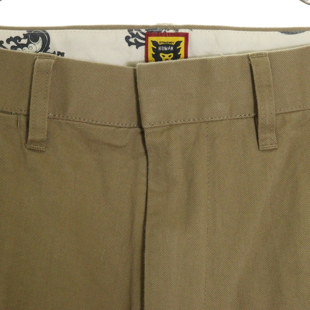 HUMAN MADE(ヒューマンメイド) ワイドチノパンツ ベージュ HM28PT012