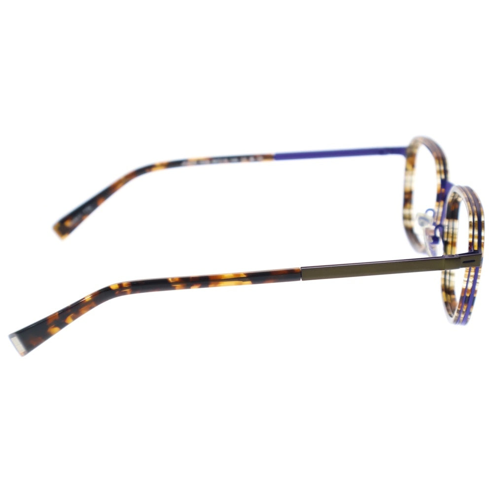 J.F.REY(ジェイエフレイ) SQUEARE EYEGLASSES レンズレス スクエアアイグラス アイウェア 眼鏡 パープル/ブラウン JF3033 4328