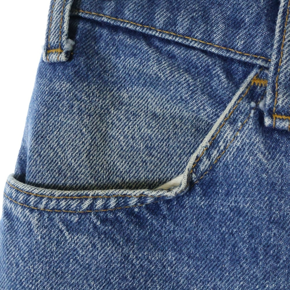 Levi's(リーバイス) 80S VINTAGE 646 オレンジタブ ボタン裏532 USA製 TALON42ジップ ジップフライ フレア ブーツカットデニムパンツ インディゴ
