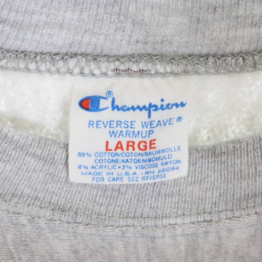 CHAMPION(チャンピオン) 80S VINTAGE REVERSEWEAVE IOWA SWEATSHI ヴィンテージ リバースウィーブ トリコタグ後期 アイオワ 二段プリント ナンバリング42 USA製 スウェットトレーナー