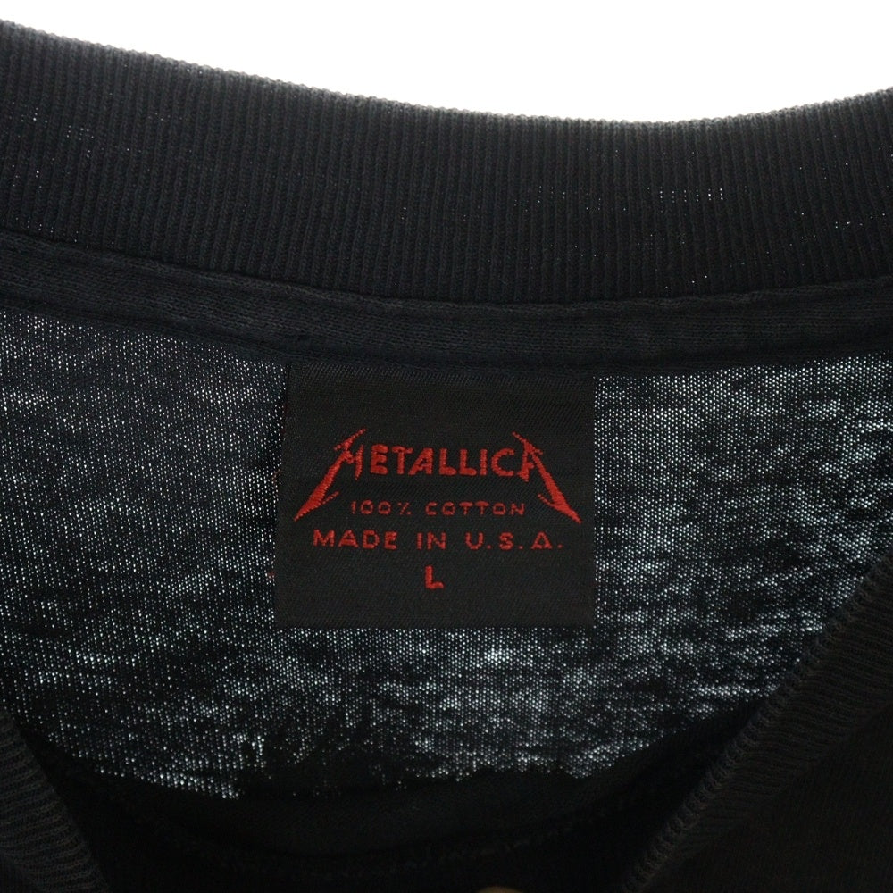 VINTAGE(ヴィンテージ) 90S VINTAGE METALLICA PUSHEAD SAD BUT TRUE 1991 TEE ヴィンテージ メタリカ パスヘッド 両面プリントTシャツ 半袖クルーネックカットソー ブラック