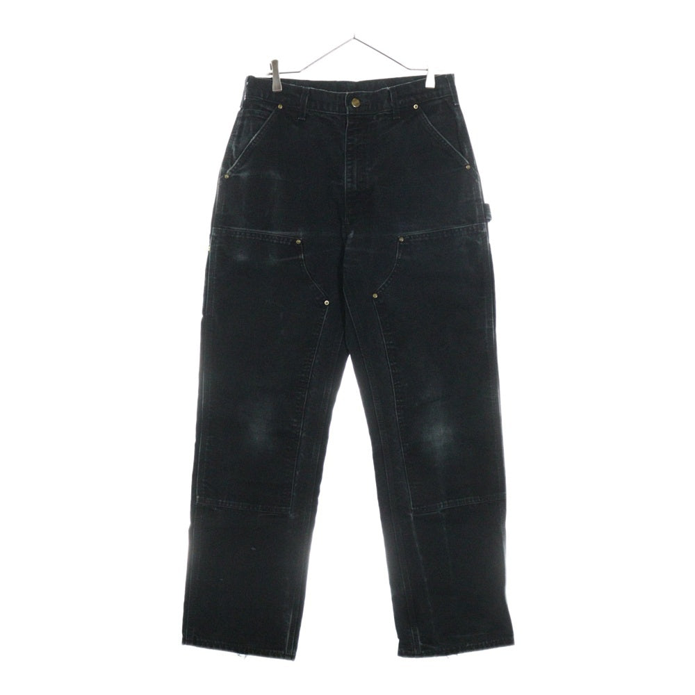 CARHARTT(カーハート) DOUBLE KNEE PANT ダブルニー ワークペインターパンツ ブラック B01 BLK