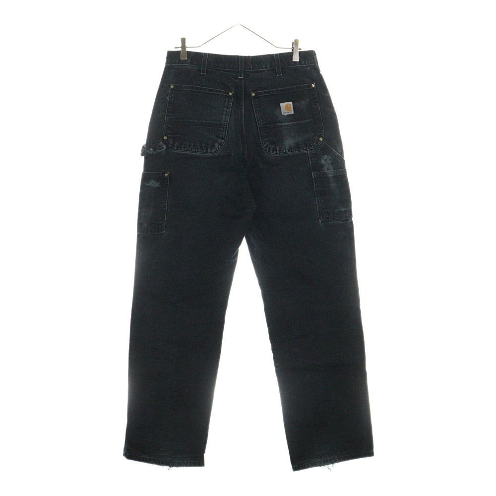 CARHARTT(カーハート) DOUBLE KNEE PANT ダブルニー ワークペインターパンツ ブラック B01 BLK
