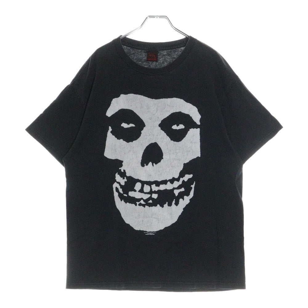 VINTAGE(ヴィンテージ) 00S VINTAGE THE MISFITS 2001 TEE ヴィンテージ ミスフィッツ スカル 両面プリントTシャツ 半袖クルーネックカットソー ブラック