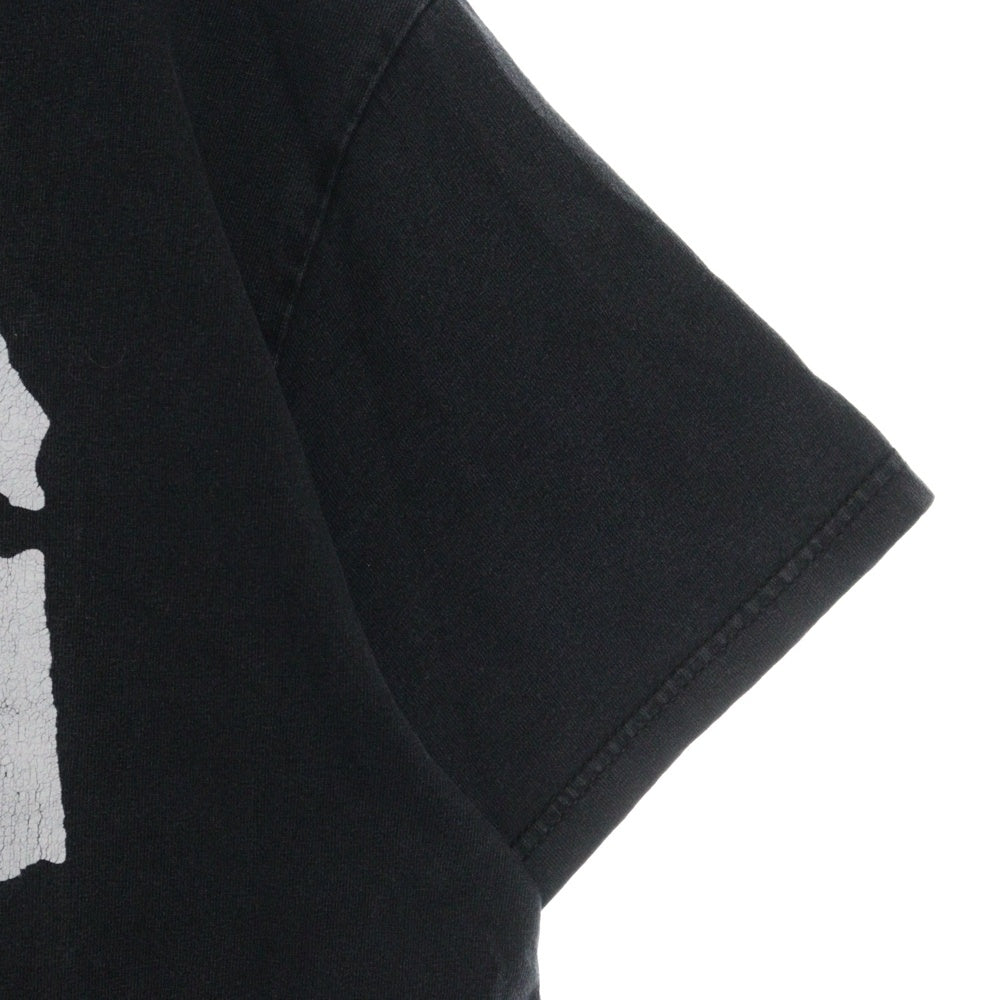 VINTAGE(ヴィンテージ) 00S VINTAGE THE MISFITS 2001 TEE ヴィンテージ ミスフィッツ スカル 両面プリントTシャツ 半袖クルーネックカットソー ブラック