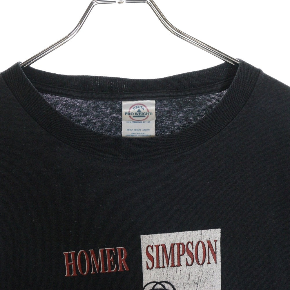 VINTAGE(ヴィンテージ) 00S VINTAGE the Simpsons ザ シンプソンズ パロディ プリントTシャツ 半袖カットソー ブラック