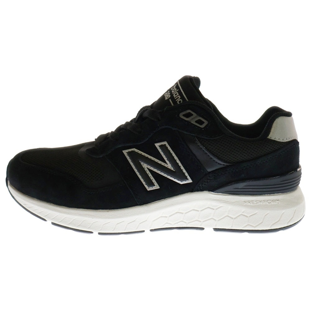 New Balance(ニューバランス) WW880BK6 スエードレザー ローカットスニーカー レディース ブラック/ホワイト US7.5/24.5cm