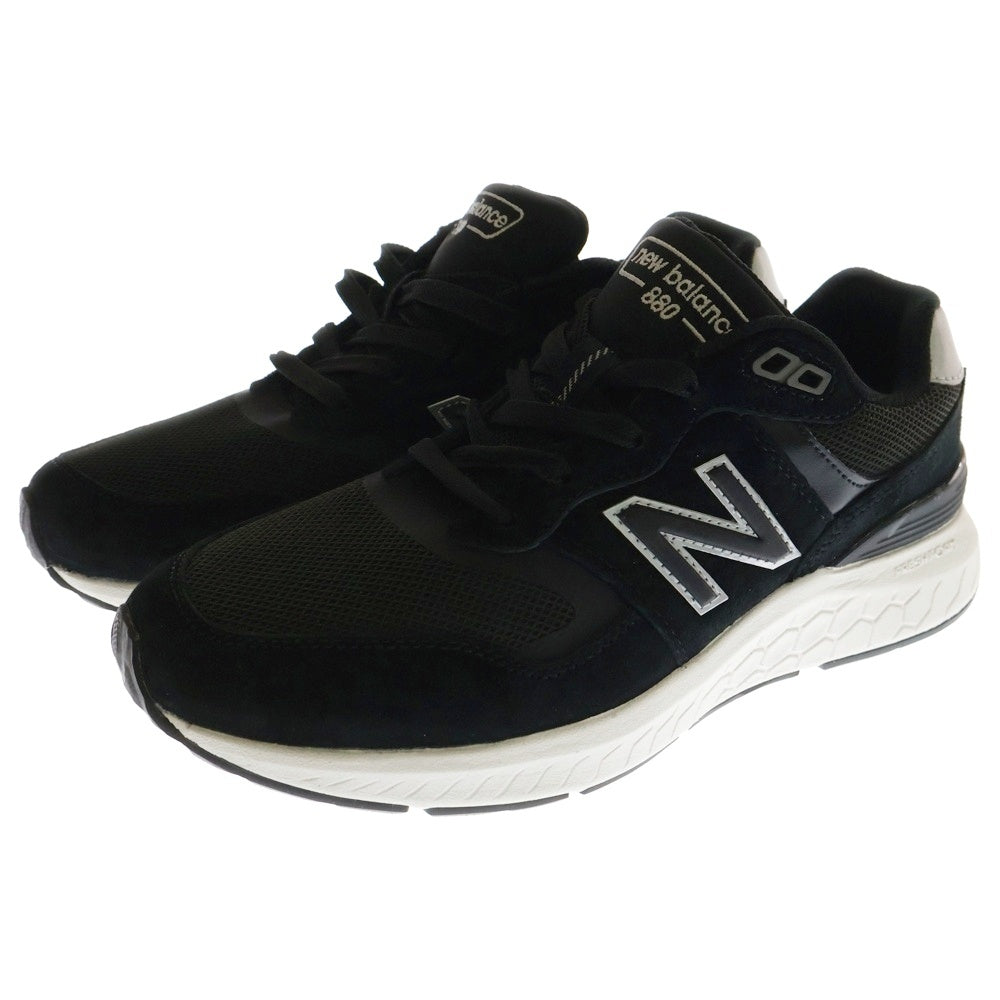 New Balance(ニューバランス) WW880BK6 スエードレザー ローカットスニーカー レディース ブラック/ホワイト US7.5/24.5cm