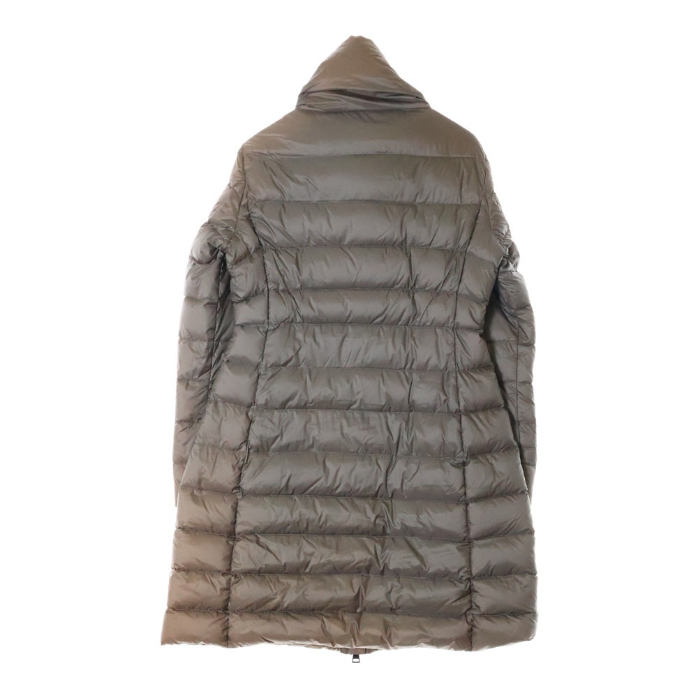 MONCLER(モンクレール) 15AW TALHOUET GIUBBOTTO タルウエ ロゴワッペン スタンドカラー ダウンコート ブラウン レディース A20934981305 53689