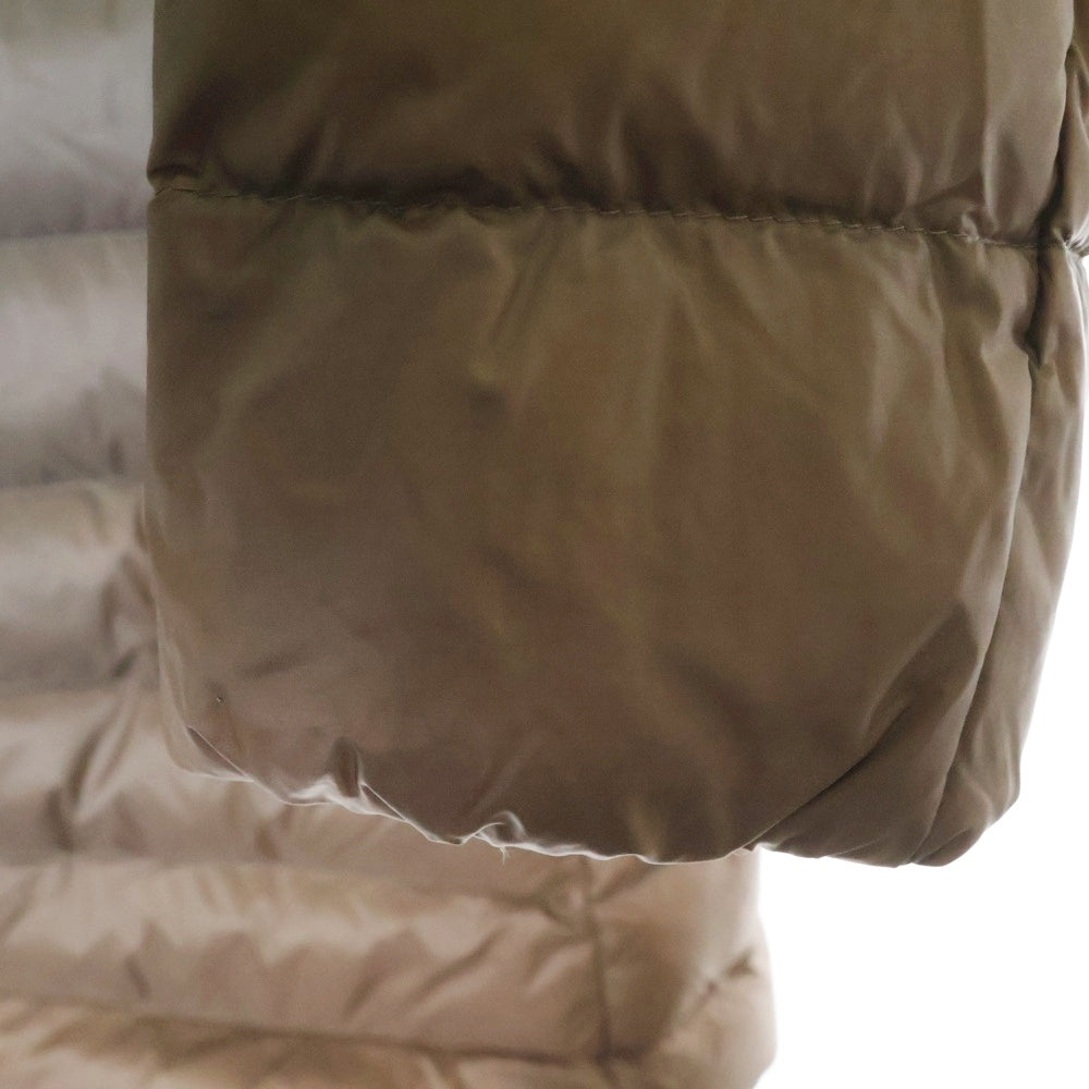 MONCLER(モンクレール) 15AW TALHOUET GIUBBOTTO タルウエ ロゴワッペン スタンドカラー ダウンコート ブラウン レディース A20934981305 53689