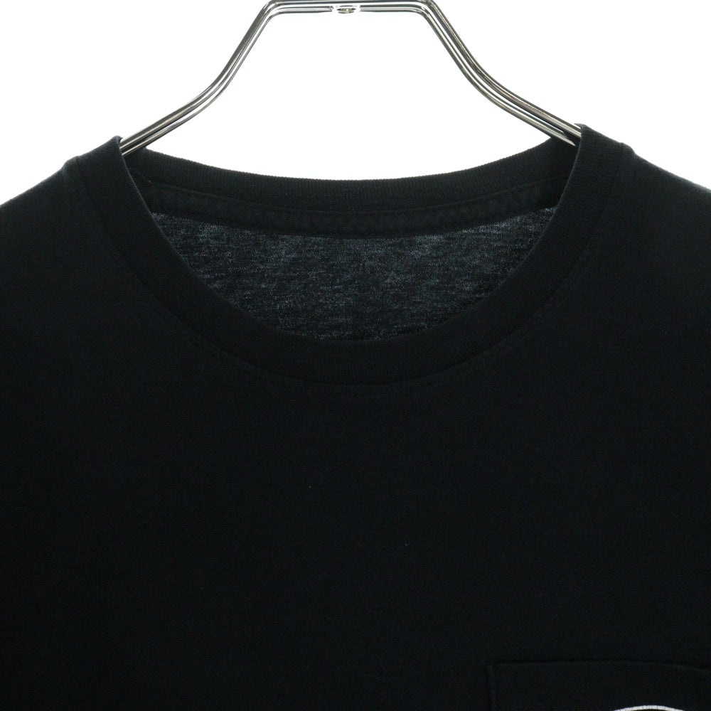 CHROME HEARTS(クロムハーツ) OLD LOS ANGELES FUCK YOU HORSESHOE L/S TEE オールド ロサンゼルス ファックユー ホースシュー 長袖ポケットTシャツ カットソー ブラック
