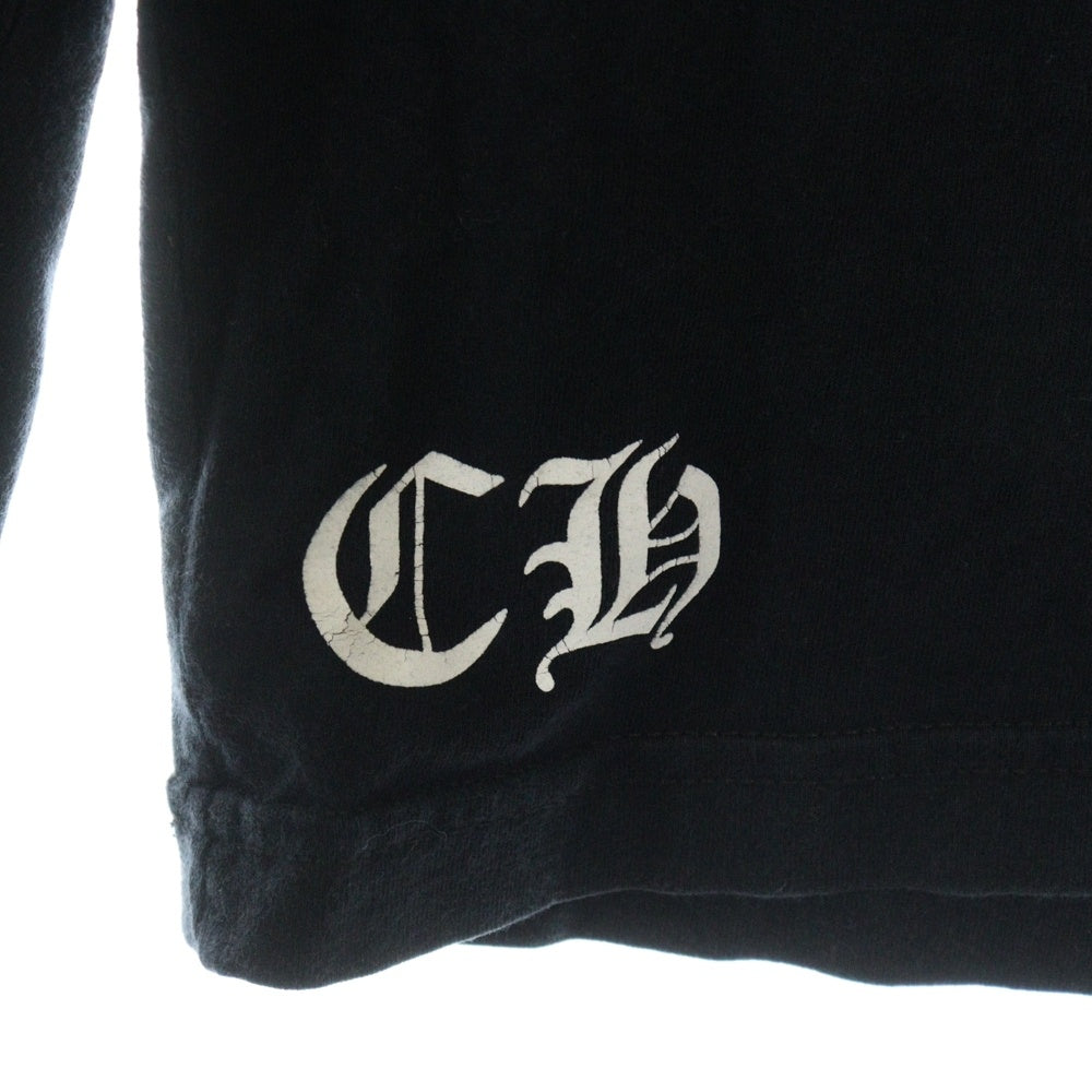 CHROME HEARTS(クロムハーツ) OLD LOS ANGELES FUCK YOU HORSESHOE L/S TEE オールド ロサンゼルス ファックユー ホースシュー 長袖ポケットTシャツ カットソー ブラック