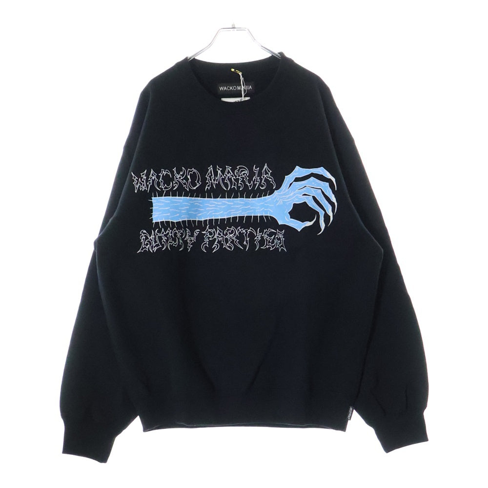 WACKO MARIA(ワコマリア) 25SS ×NECK FACE HEAVY HEAVY WEIGHT CREW NECK SWEAT SHIRT (TYPE-1) ヘビーウェイト クルーネック プルオーバー スウェット トレーナー NECKFACE-WM-SS29