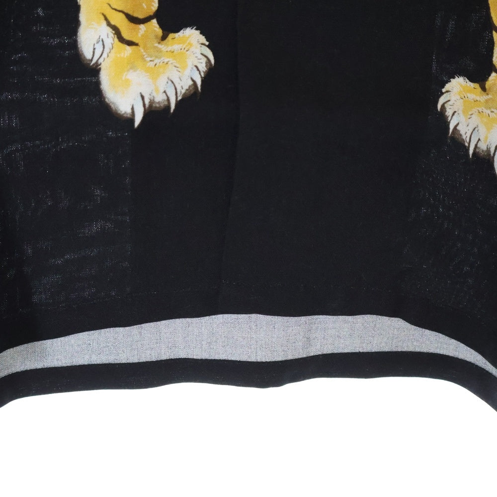 WACKO MARIA(ワコマリア) 25SS TIM LEHI HAWAIIAN SHIRT (TYPE-7) ティム リーハイ ハワイアン テンセル オープンカラー 半袖 シャツ ブラック 25SS-WMS-HI07