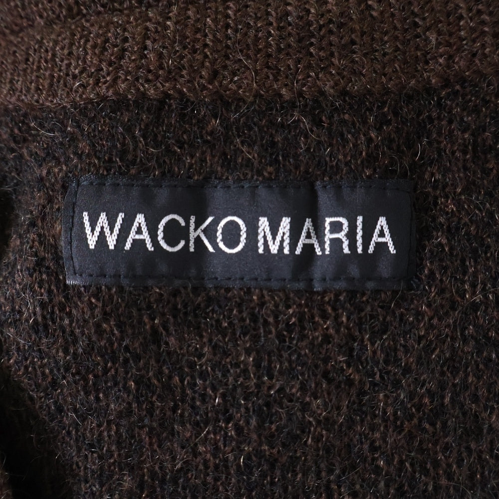 WACKO MARIA(ワコマリア) 25SS LEOPARD MOHAIR CARDIGAN (TYPE-1) レオパード モヘア ニット カーディガン ブラウン 25SS-WMK-KN09