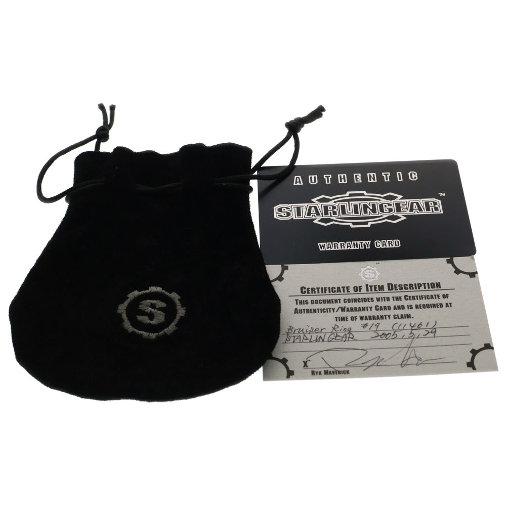 STARLINGEAR(スターリンギア) BRUISER RING ヘッドモチーフ スタイラー ブルーザーリング シルバー