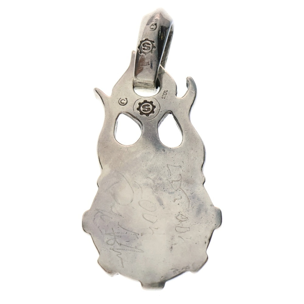 STARLINGEAR(スターリンギア) FLAMING GEAR SKULL 2004年限定 フレーミング ギア スカルフェイス ペンダントトップ シルバー