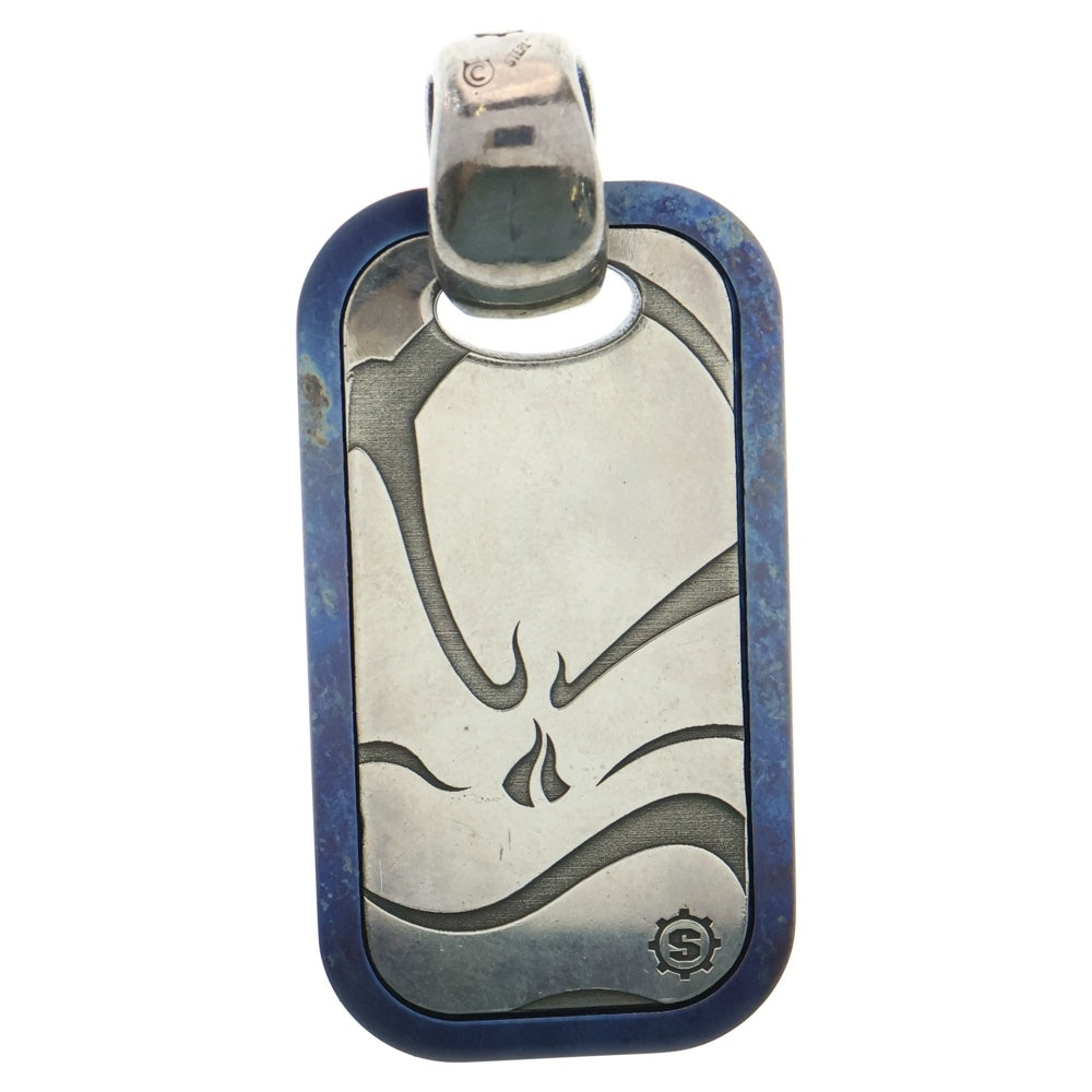 STARLINGEAR(スターリンギア) 125個限定 ブルーチタン チタニウムドックタグ シルバー 11/125