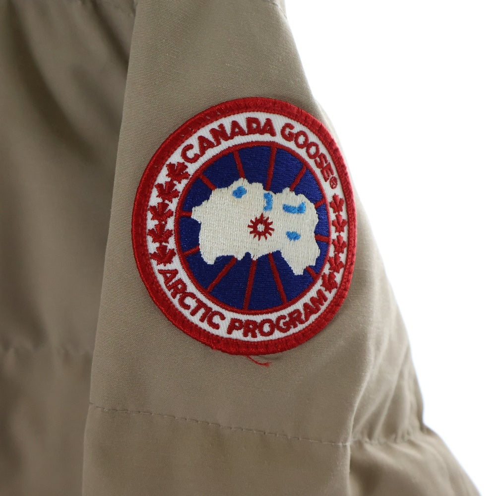 CANADA GOOSE(カナダグース) BELLEVILLE PARKA ベルビル パーカ フーデッドジップアップファーダウンコート ベージュ 2301JL