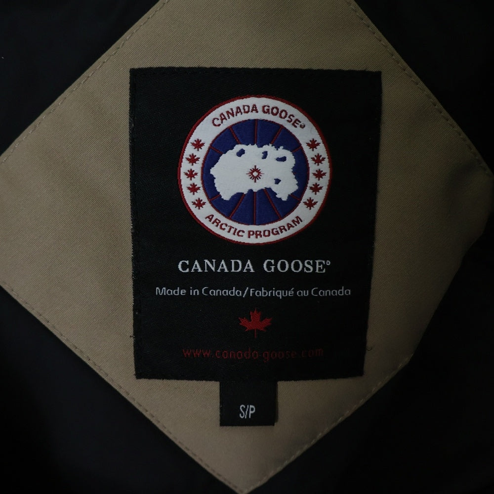 CANADA GOOSE(カナダグース) BELLEVILLE PARKA ベルビル パーカ フーデッドジップアップファーダウンコート ベージュ 2301JL