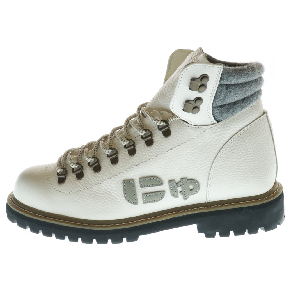 Sangacio(サンガッチョ) URBAN WHITE アーバン レザー レースアップ マウンテンブーツ ホワイト US8/26cm