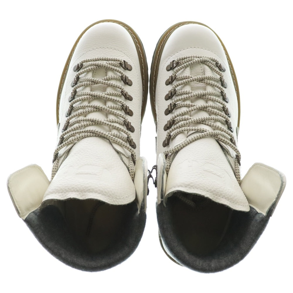 Sangacio(サンガッチョ) URBAN WHITE アーバン レザー レースアップ マウンテンブーツ ホワイト US8/26cm