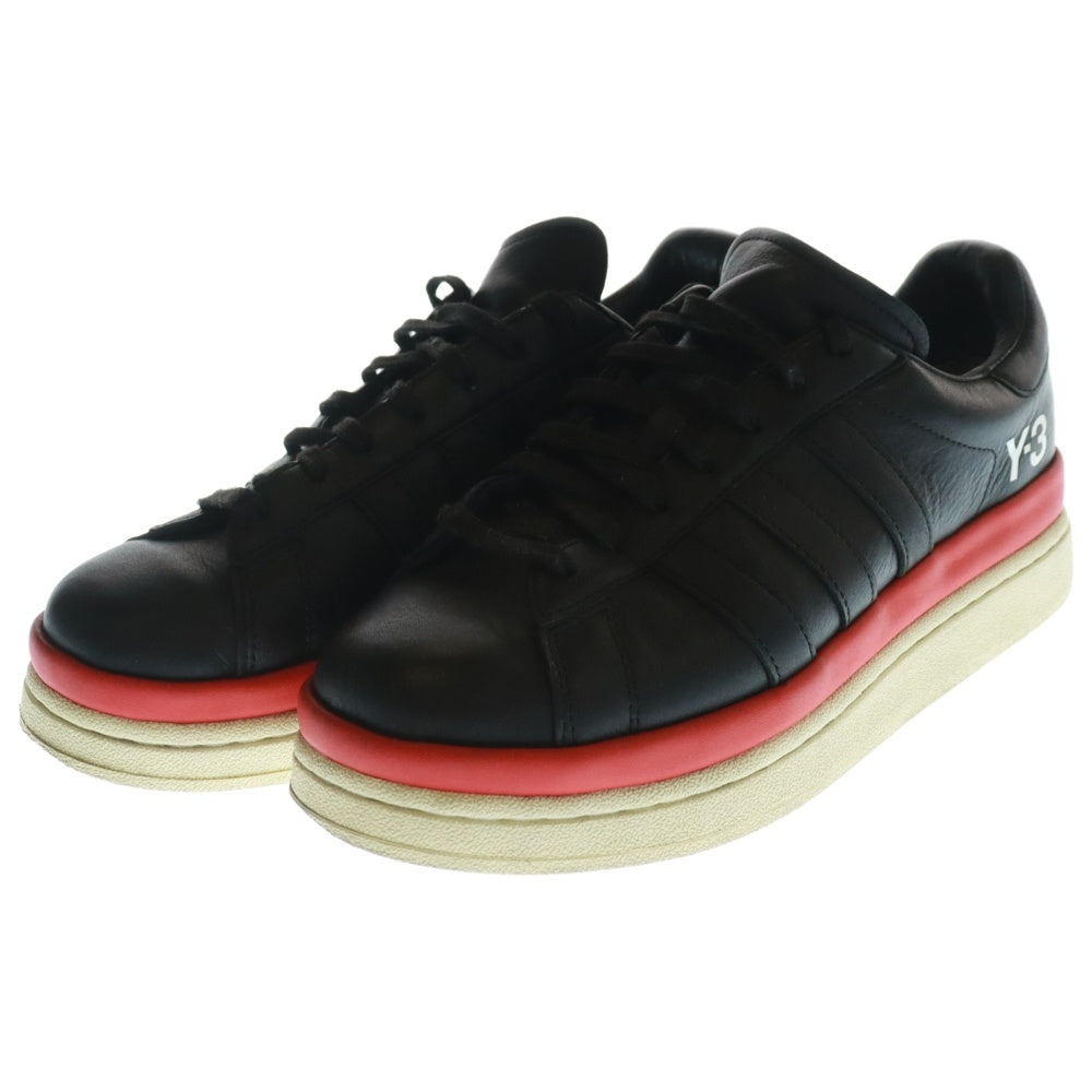 Y-3(ワイスリー) HICHO ヒチョ レザー ローカットスニーカー ブラック US8.5/26.5cm FZ4338