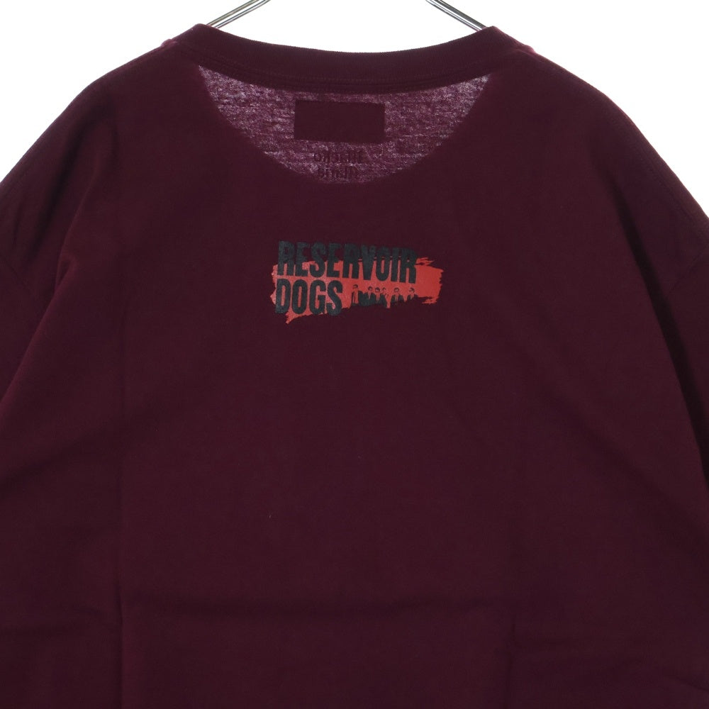 WACKO MARIA(ワコマリア) RESERVOIR DOGS / CREW NECK T-SHIRT レザボアドッグス クルーネックTシャツ バーガンディ